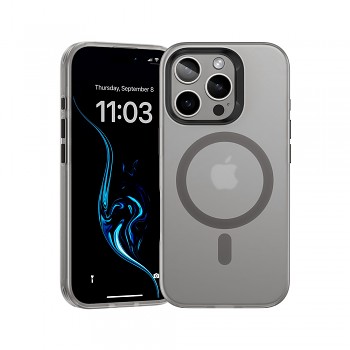 Zadní kryt Benks Magnetic Lucid Armor pro iPhone 16 Pro šedý