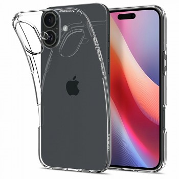 Zadní kryt SPIGEN Liquid Crystal ACS08190 pro iPhone 16 - Crystal Clear