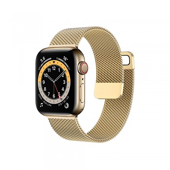 Řemínek Milanese pro Apple Watch 38-40-41 mm zlatý