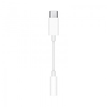 Adaptér Apple MW2Q3ZM/A USB-C-3,5mm jack bílý