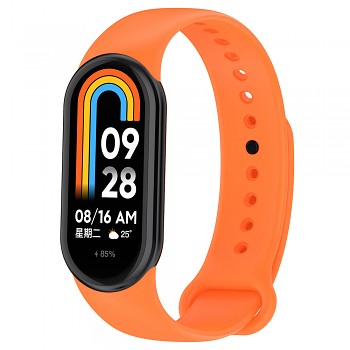 Řemínek pro Xiaomi Mi Band 8 oranžový