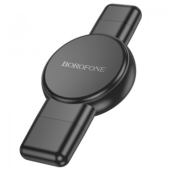 Bezdrátová nabíječka Borofone BQ31 Portable 2,5W pro iWatch 1-9, SE-SE2, Samsung Ultra-Ultra2 černá