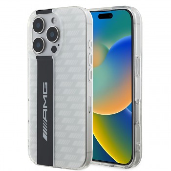 Zadní kryt AMG Carbon Pattern pro iPhone 16 Pro Max White