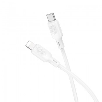 Datový kabel Borofone BX113 Lenny USB-C - Lightning PD 27W 1m bílý