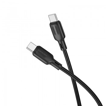 Datový kabel kabel BX113 Lenny USB-C - USB-C PD 60W 3A 2m černý