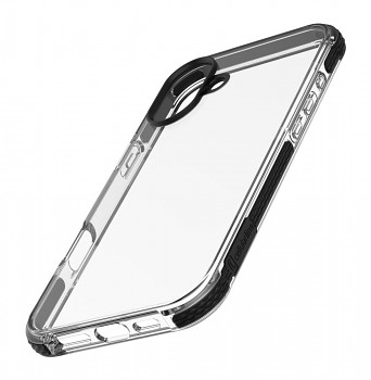 Ultra ochranné pouzdro Cellularline Tetra Force Strong Guard pro Apple iPhone 16, 2 stupně ochrany, transparentní