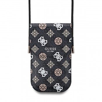 Kabelka na mobil Guess PU 4G Peony Multicolor Black