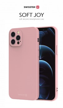 Zadní kryt Swissten Soft Joy pro Xiaomi Redmi Note 14 Pro+ 5G růžový