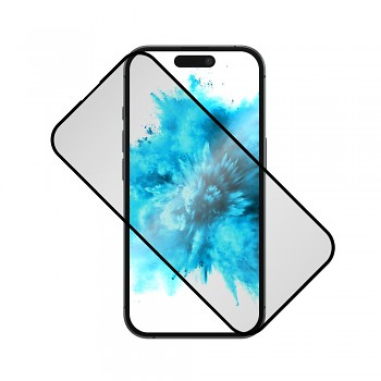 Ochranné tvrzené sklo FIXED Privacy Full-Cover pro Apple iPhone 16, lepení přes celý displej, černé