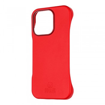 Zadní kryt OBAL:ME LeatherTanga pro Apple iPhone 16 Pro Red