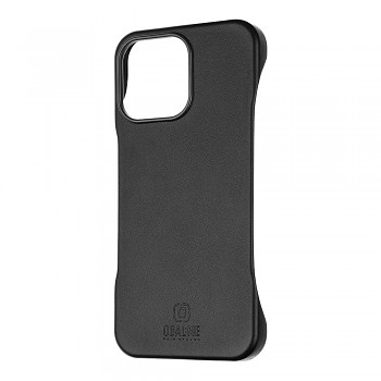 Zadní kryt OBAL:ME LeatherTanga pro Apple iPhone 15 Pro Max Black