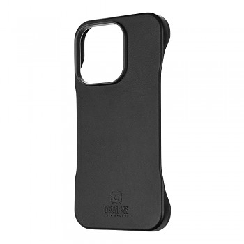 Zadní kryt OBAL:ME LeatherTanga pro Apple iPhone 14 Pro Black