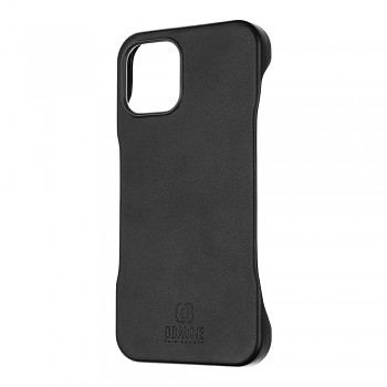 Zadní kryt OBAL:ME LeatherTanga pro Apple iPhone 12-12 Pro Black