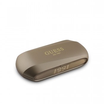 Bezdrátová sluchátka Guess Elongated Metallic TWS Gold