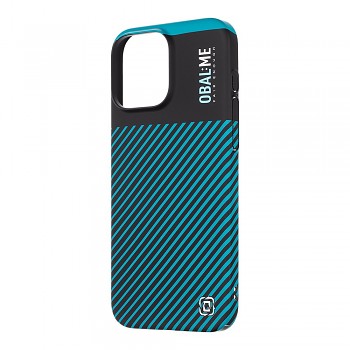 Zadní kryt OBAL:ME Flossy Stripes pro Apple iPhone 16 Pro Max Black/Teal