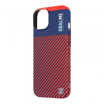 Zadní kryt OBAL:ME Flossy Stripes pro Apple iPhone 15 Blue/Red