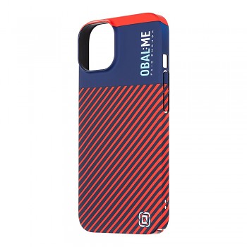 Zadní kryt OBAL:ME Flossy Stripes pro Apple iPhone 14 Blue/Red