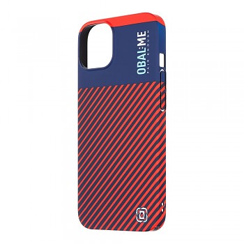 Zadní kryt OBAL:ME Flossy Stripes pro Apple iPhone 13 Blue/Red