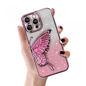 Zadní kryt Tel Protect Butterfly Water pro iPhone 11 růžový