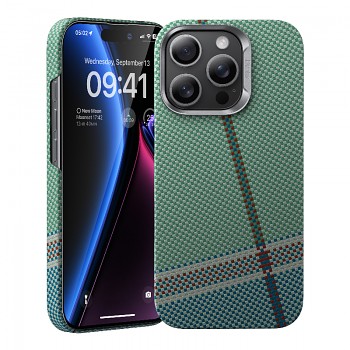 Zadní kryt Benks PassionGreen Kevlar 600D pro iPhone 16 Pro