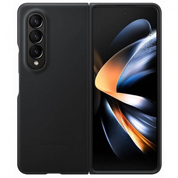 Zadní kryt EF-VF936LBE Samsung Kožený pro Galaxy Z Fold 4 Black