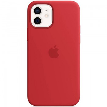 Zadní kryt Apple MHKW3ZE/A MagSafe pro iPhone 12 Mini Red