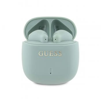 Bezdrátová sluchátka Guess Printed Classic Logo TWS Green