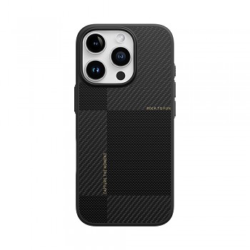 Zadní kryt Rock Ultra Thin Aramid Fiber Kevlar 600D pro iPhone 16 Pro černý