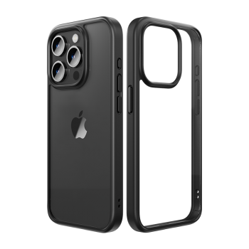 Zadní kryt Rock Guard Series pro iPhone 16 clear-black