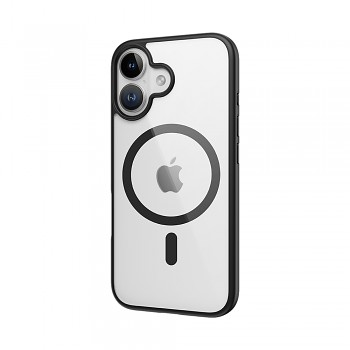 Zadní kryt Rock Guard Series Magnetic pro iPhone 16 clear-black