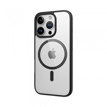 Zadní kryt Rock Guard Series Magnetic pro iPhone 16 Pro clear-black