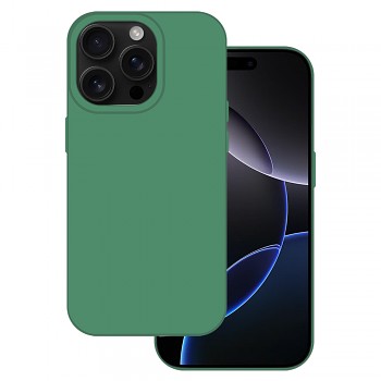 Zadní kryt Tel Protect Silicone Premium pro iPhone 16 dark green