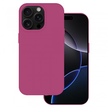 Zadní kryt Tel Protect Silicone Premium pro iPhone 16 Pro Max raspberry