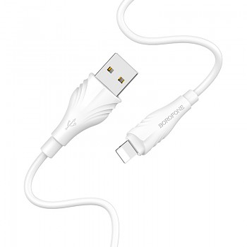 Datový kabel Borofone BX18 Optimal USB-A - Lightning 2A 1m bílý