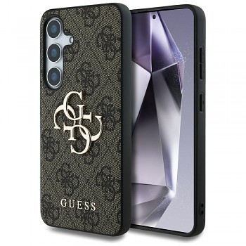 Originální zadní kryt GUESS Big 4G Classic Logo pro Samsung Galaxy S25 brown