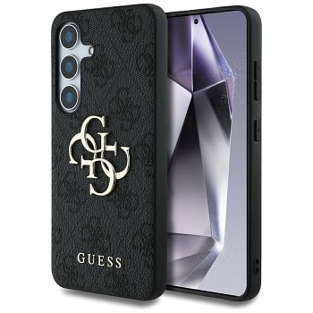 Originální zadní kryt GUESS Big 4G Classic Logo pro Samsung Galaxy S25 black