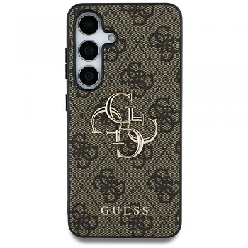 Originální zadní kryt GUESS Big 4G Classic Logo pro Samsung Galaxy S25 Ultra brown