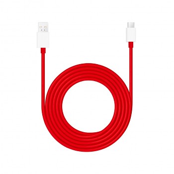 Datový kabel OnePlus SUPERVOOC Charge USB-A - USB-C 10A 1,5m červený