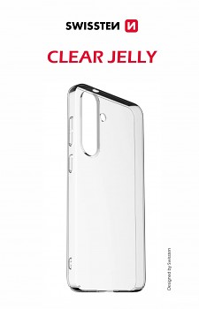 Zadní kryt Swissten Clear Jelly pro Samsung S24 FE průhledný