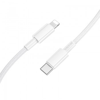 Datový kabel Borofone BX117 Source USB-C - Lightning PD 27W 1m bílý