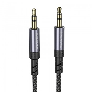 Kabel Borofone BL24 Graceful jack 3,5 mm - jack 3,5 mm 1m černý