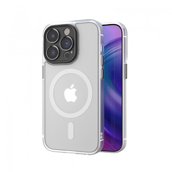 Zadní kryt Rock Guard Touch Matte Series Magnetic pro iPhone 14 Pro bílý