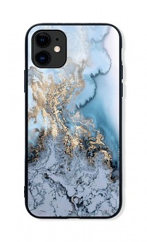 Zadní pevný kryt LUXURY na iPhone 11 Marble Blue