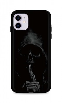 Zadní silikonový kryt DARK na iPhone 11 Dark Grim Reaper