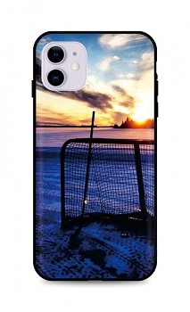 Zadní silikonový kryt DARK na iPhone 11 Hockey Sunset