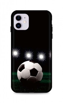 Zadní silikonový kryt DARK na iPhone 11 Football