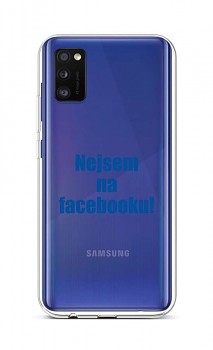 Zadní silikonový kryt na Samsung A41 Nejsem na Facebooku