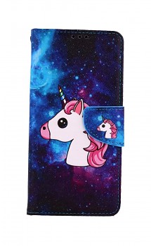 Knížkové pouzdro na Samsung A12 Space Unicorn