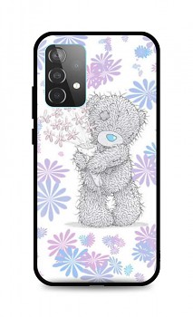 Zadní silikonový kryt DARK na Samsung A52 Floral Teddy