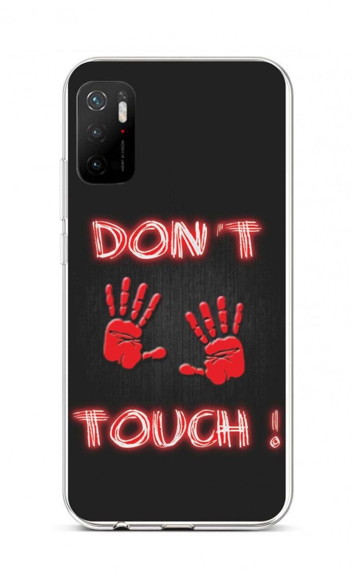 Kryt TopQ Xiaomi Poco M3 Pro silikon Don´t Touch Red 59967 (pouzdro neboli obal na mobil Xiaomi Poco M3 Pro)